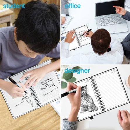 Cuaderno de papel reutilizable