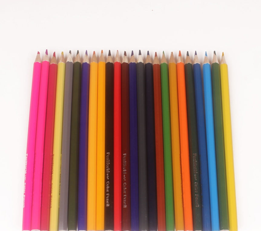 tubo de lápices de color de 24 colores