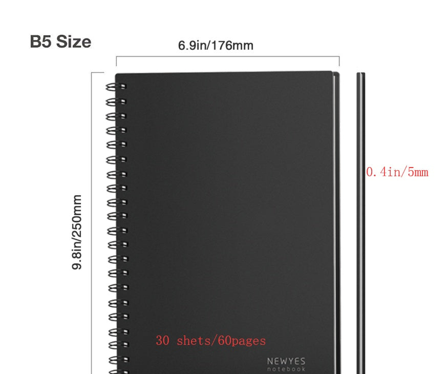 Cuaderno de papel reutilizable