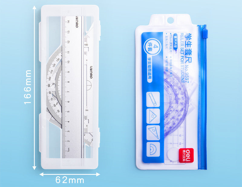 Ruler Set With Stationery For Elementary School Students