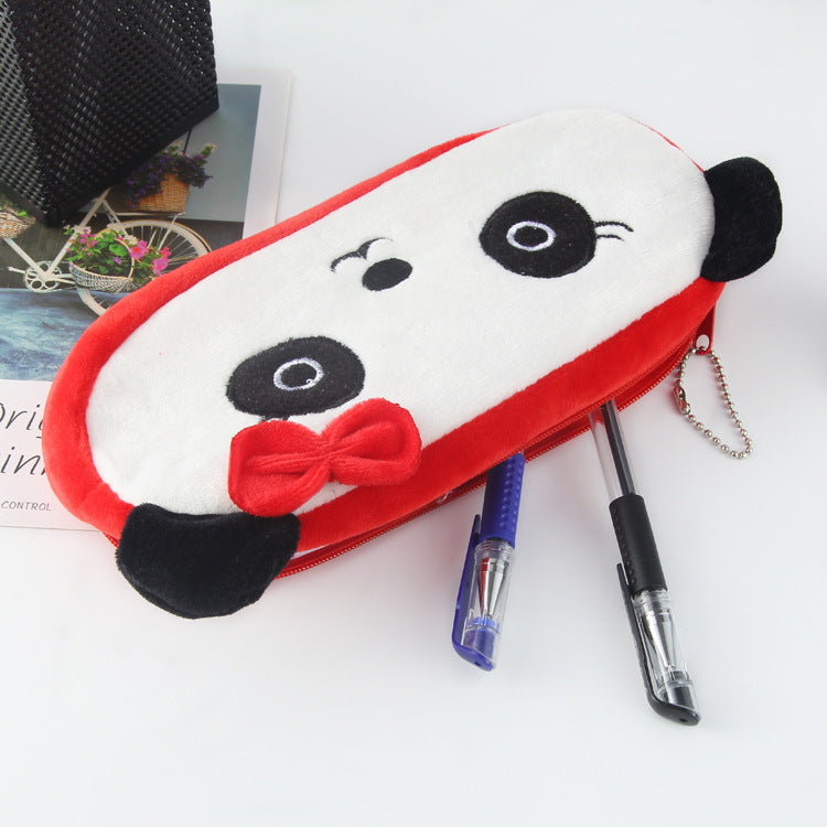 Bolsa de material escolar de la escuela primaria infantil de animales