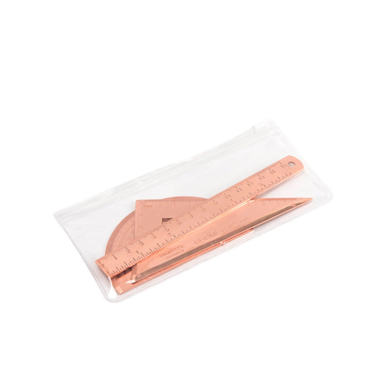 Juego de reglas de papelería de oficina