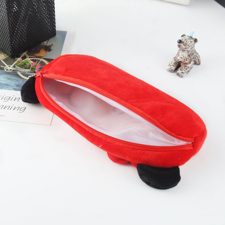 Bolsa de material escolar de la escuela primaria infantil de animales