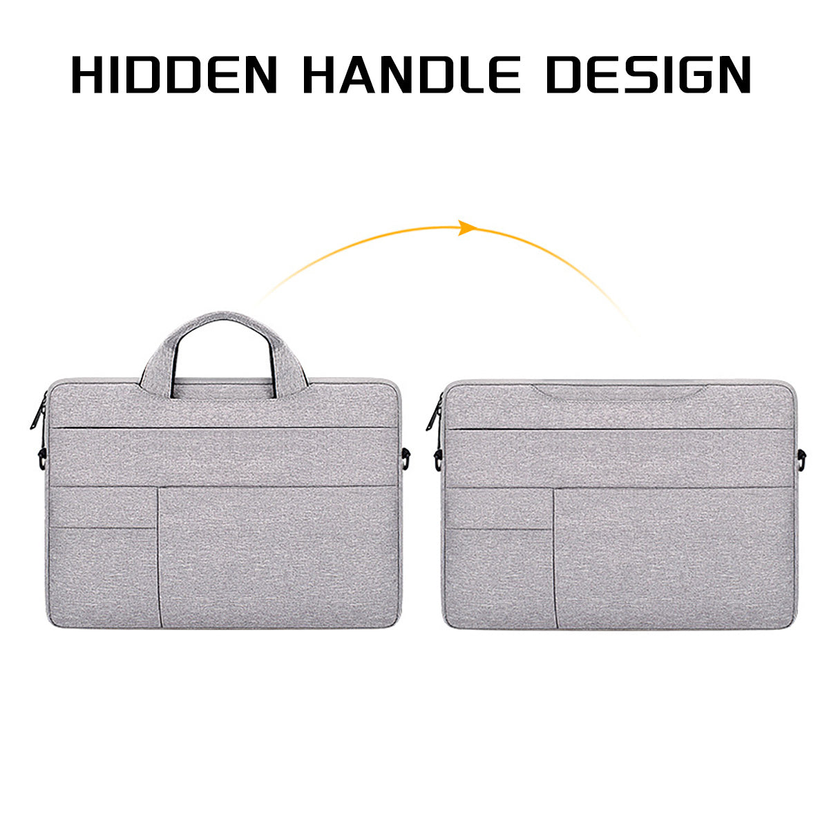 Bolsa para computadora portátil de 13-15.6 pulgadas, maletín para llevar computadora con correa para el hombro, bolsa para computadora portátil de negocios, ocio o escuela