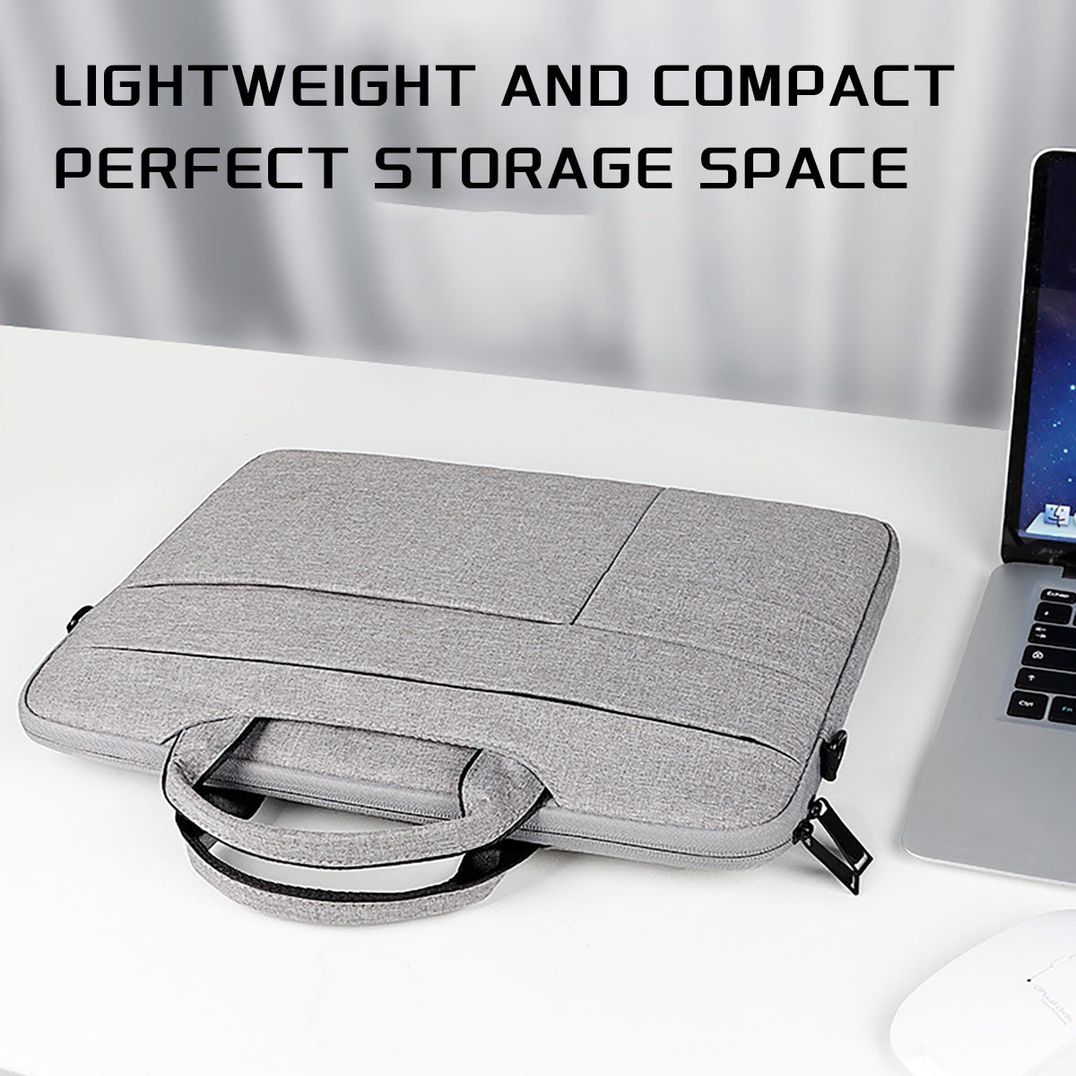 Bolsa para computadora portátil de 13-15.6 pulgadas, maletín para llevar computadora con correa para el hombro, bolsa para computadora portátil de negocios, ocio o escuela