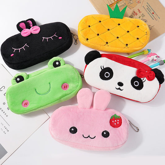 Bolsa de material escolar de la escuela primaria infantil de animales