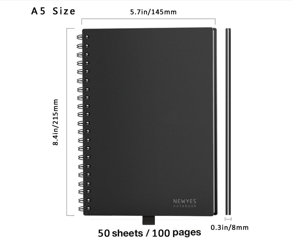 Cuaderno de papel reutilizable